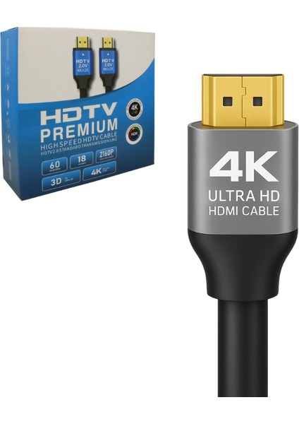 S-Line 25 Metre 4K HDMI Kablo Erkek-Erkek – Altın Uçlu, 18GBPS, Arc & Ethernet Destekli fiyatları