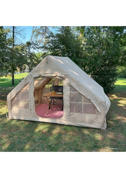 420D Oxford 6 Kişilik 4 Mevsim Soba Çıkışlı Şişme Kamp Çadırı – Pompalı, 210X300X190 cm indirimleri