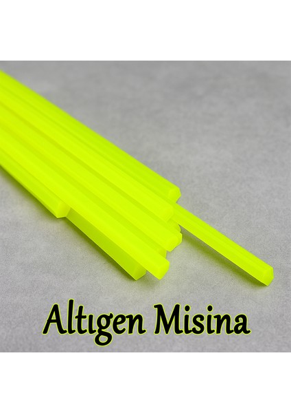 Hazır Altıgen Çubuk Motorlu Tırpan Misinası Bahçe Dayanıklı Ot Biçme Ipi Çubuk 4 mm 85 Adet (28 Cm) fırsatları