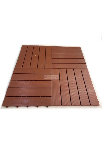 Ahşap Görünümlü Plastik Karo Deck 30X30 Bahçe Havuz Kenarı Teras Cafe Restoran Zemin Kaplama 11 Adet modelleri