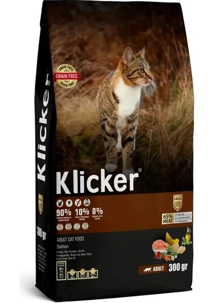 Klıcker Yetişkin Kedi Kuru Maması Somonlu