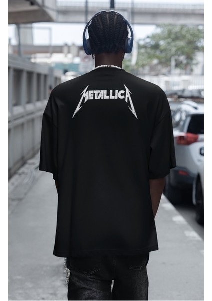 Unisex Soon You'll Please Their Appetite Ense Baskılı Tişört, Oversize Metallica Temalı T-Shirt fiyatları
