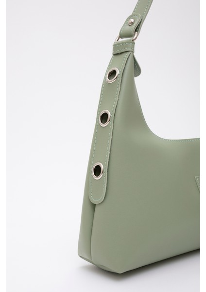 Mint Yeşil SHK82 Baget Model Tek Bölmeli Kadın Suni Deri Kol ve Omuz Çantası indirimleri