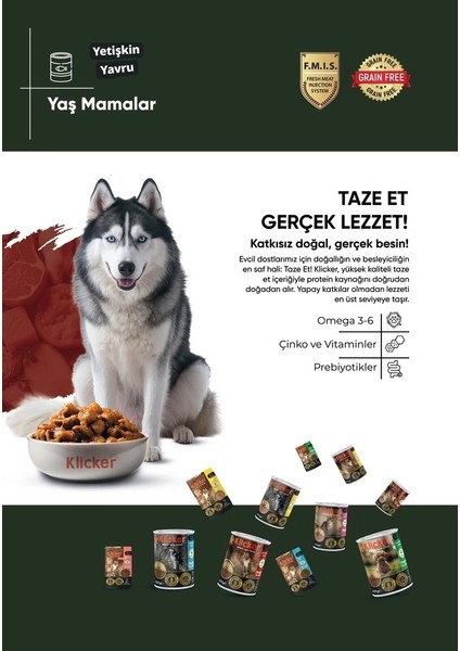 Klıcker Yavru Köpek Kuru Maması Kuzulu indirimleri