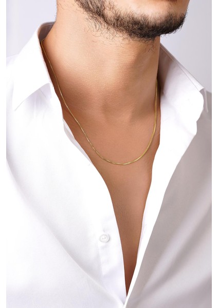 14 Ayar Altın Desenli Küp Erkek Zincir Kolye fiyatları