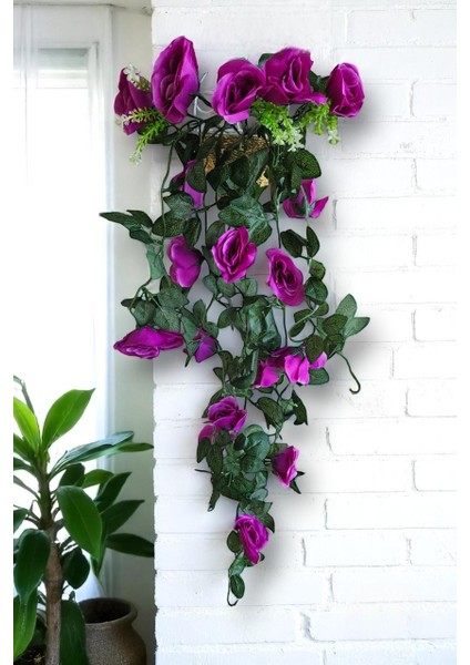 Yapay Sarkan Gül Sarmaşık 5 Dal 100 cm