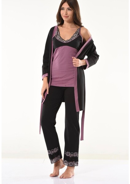 Dk Dantel Detaylı Gecelik Sabahlık Takım 1043 indirimleri