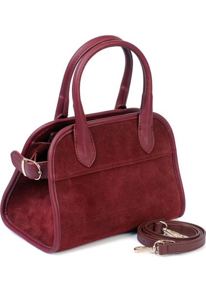 Grace Deri Süet Omuz Çantası modelleri