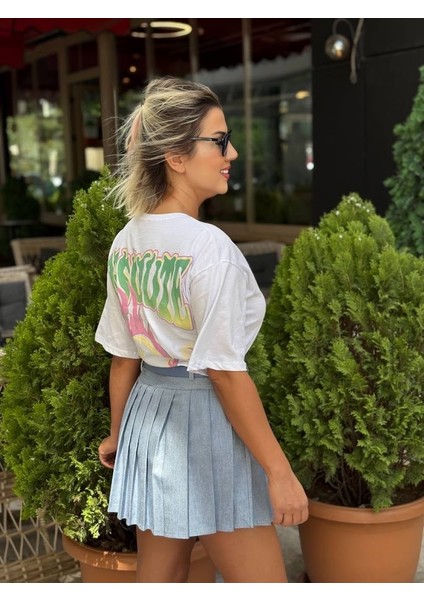 Pilili Şortlu Etek fırsatları