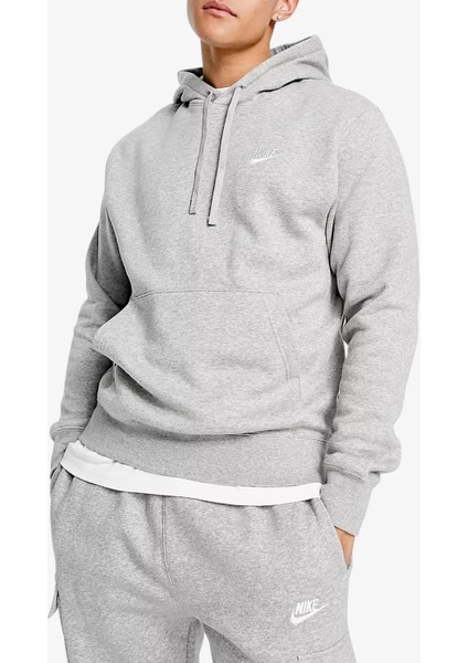 Tech Fleece Windrunner Full Zip Hoodie Kapüşonlu Kadın Sweatshirt Gri modelleri