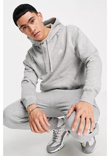 Tech Fleece Windrunner Full Zip Hoodie Kapüşonlu Kadın Sweatshirt Gri fırsatları