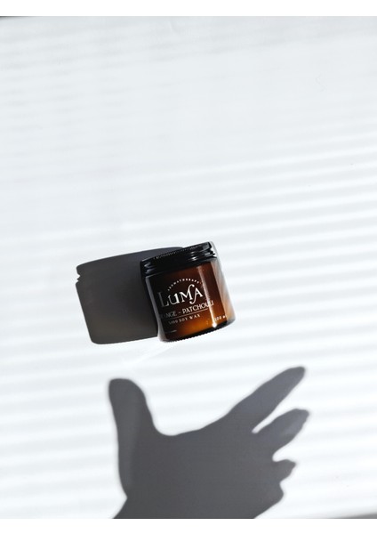 Portakal-Patchouli Kokulu Mum - %100 Doğal Soya Mumu Amber Kavanoz Aromaterapi Mum - 100 ml