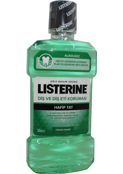 Listerine 500 ml Diş ve Diş Eti Koruma Hafif Tat