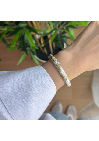 Mineli Çiçekli Bileklik