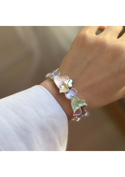 Metal Mineli Lastik Bileklik