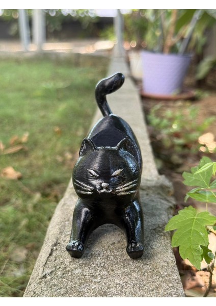 Kedi Tasarımlı Telefon Tutucu