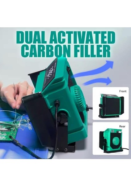 P48DQ-I Çift Filtreli Masaüstü Duman Emici fiyatları