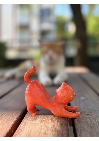 Kedi Tasarımlı Telefon Tutucu