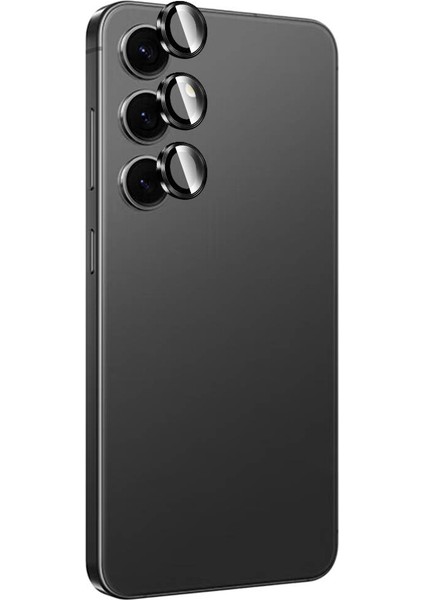 Galaxy S24 Plus Şeffaf Mika Magsafe Kılıf + Antistatik Hayalet Ekran Koruyucu + Kamera Koruyucu Siyah fırsatları