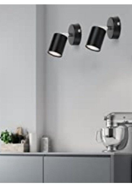 Mylights LED Aplik LED Spot Metal Siyah Hareletli Duvar Aplik Günışığı Ledli fiyatları