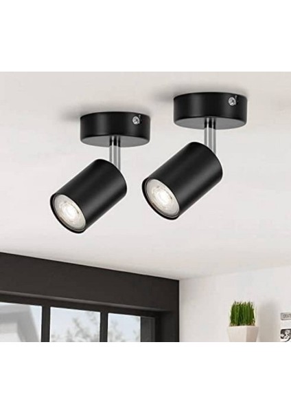 Mylights LED Aplik LED Spot Metal Siyah Hareletli Duvar Aplik Günışığı Ledli modelleri