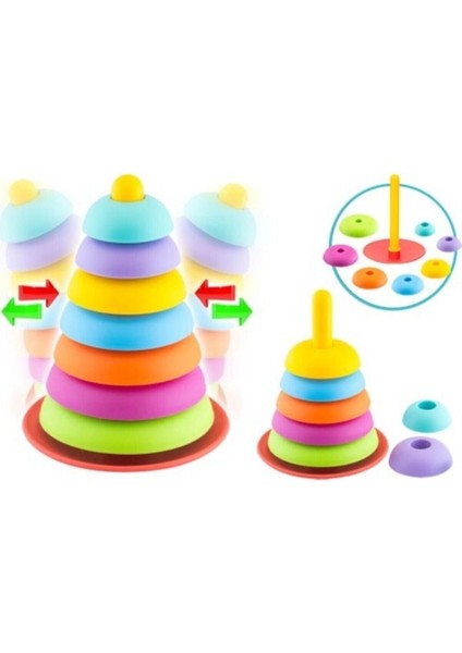 Sallanan Halkalar Oyuncağı Kule Dizme Oyunu fiyatları