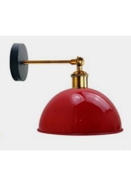 Mylights Retro Rustik Mat Gold Eskitme Metal Gövde Duvar Apliği – Kırmızı Başlık, E27 duy hareketli başlık çocuk odası aplik yatakbaşı aplik çocuk odası aplik otel kafe ofis alaçatı bodrum aplik