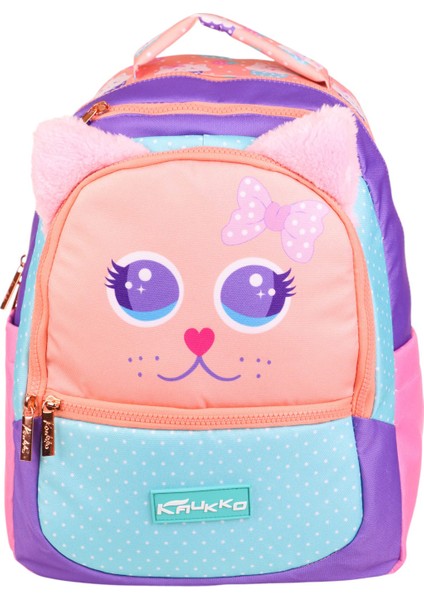 Su Geçirmez Kumaş Kız Çocuk Çok Gözlü Ortopedik Sırt Okul Çantası L5142 modelleri