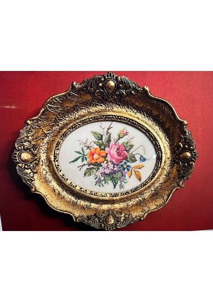 Çerçevesinde Avrupa Goblen Pano 35 cm x 30 cm Ölçülerinde indirimleri