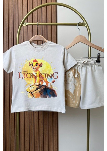 Erkek Çocuk Pamuklu Baskılı Tshirt ve Şort Alt Üst Takım fiyatları