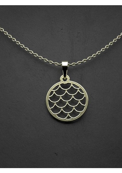 14 Ayar Altın Daire Kolye Ucu 0.5 Gr, KC11500 Kodlu