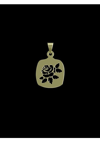 14 Ayar Altın Daire Kolye Ucu 0.5 Gr, KC12990 Kodlu