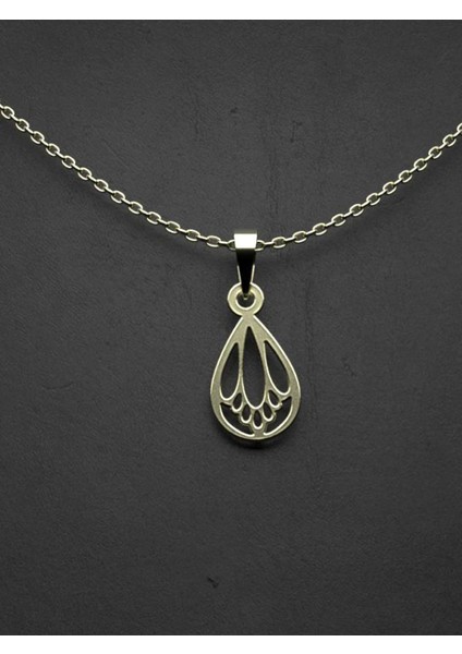 14 Ayar Altın Gözyaşı Damlası Kolye Ucu 0.5 Gr, KC11791 Kodlu