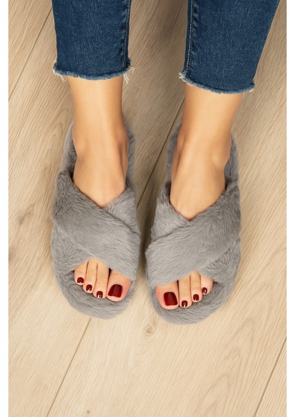 Kadın Ev Terliği Pofuduk Çapraz Ev Terliği fiyatları