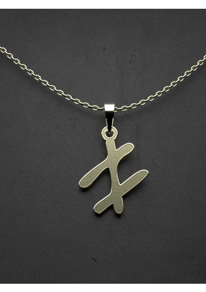 14 Ayar Altın Geometrik Kolye Ucu 0.5 Gr, KC16162 Kodlu