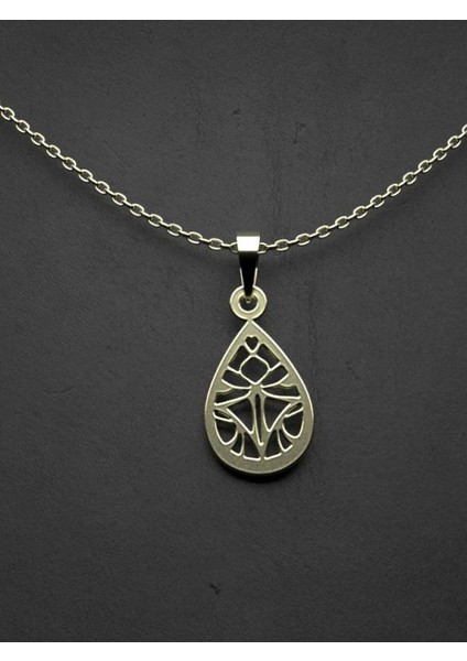 14 Ayar Altın Gözyaşı Damlası Kolye Ucu 0.5 Gr, KC10582 Kodlu