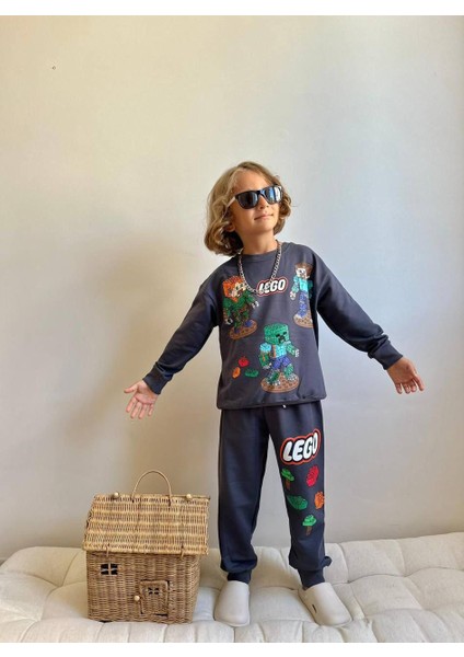 Baskılı Uzun Kollu Erkek Çocuk Alt Üst Takım fiyatları