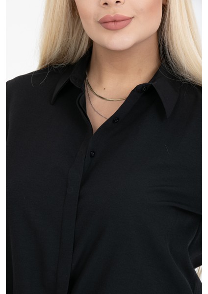 Basic Gizli Düğmeli Büyük Beden Gömlek indirimleri