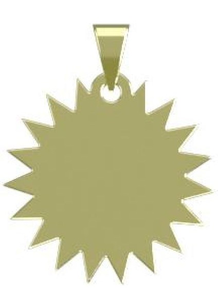 14 Ayar Altın Yıldız Kolye Ucu 0.5 Gr, KC15451 Kodlu