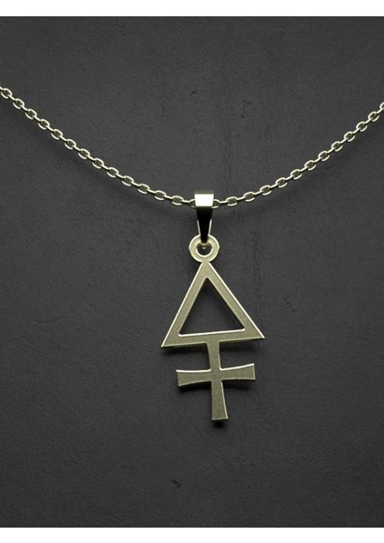 14 Ayar Altın Geometrik Kolye Ucu 0.5 Gr, KC16283 Kodlu