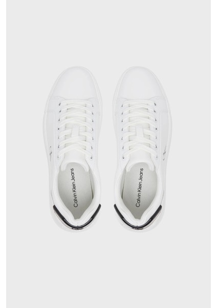 Logolu Deri Sneaker Ayakkabı YW0YW0184601W Bayan Ayakkabı YW0YW01846 01W modelleri