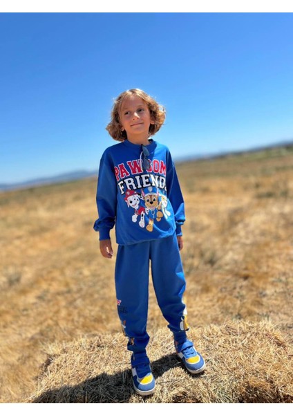 Baskılı Uzun Kollu Erkek Çocuk Alt Üst Takım