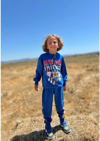 Baskılı Uzun Kollu Erkek Çocuk Alt Üst Takım modelleri