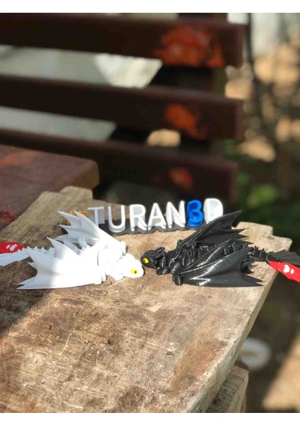 Ejderha Figürü Seti – 16 cm – 2’li Paket (Siyah & Beyaz) fırsatları