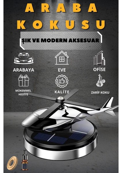Araba Kokusu Helikopter Oto(Oda)Sıradışı Aksesuar Arabanıza Hediye Edin