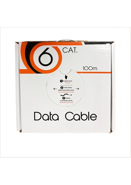 Cat6 U-Utp 100MT 24 Awg (Cca) Network Kablosu