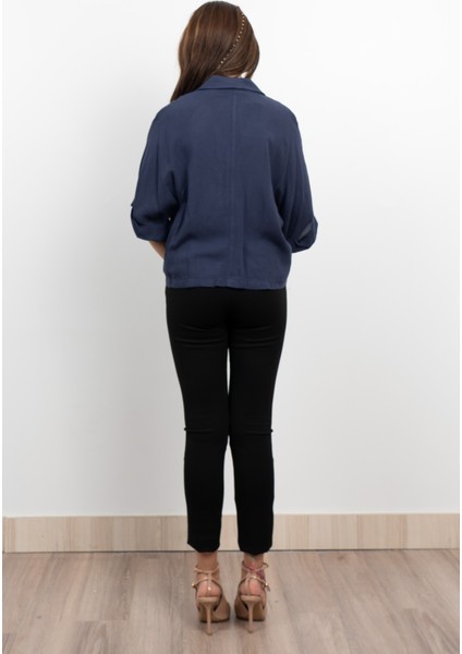 Salaş Ince Keten Viskon Fakir Kol Ceket 8617 indirimleri