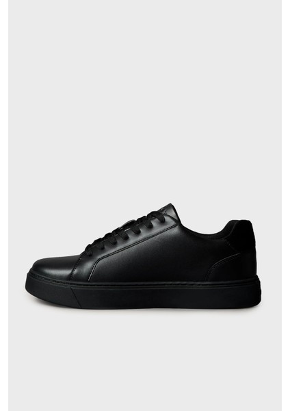 Deri Logolu Sneaker Ayakkabı YM0YM014350GJ Erkek Ayakkabı YM0YM01435 0gj fiyatları