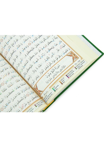 Termo Deri Ciltli Tecvidli Bilgisayar Hattı Arapça Orta Boy Kuranı Kerim - Yeşil fırsatları