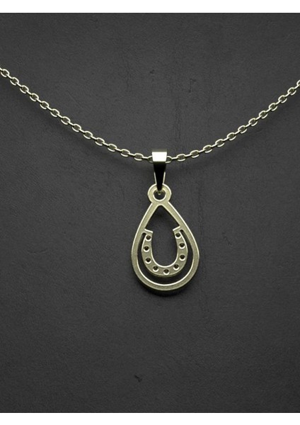 14 Ayar Altın Gözyaşı Damlası Kolye Ucu 0.5 Gr, KC10612 Kodlu